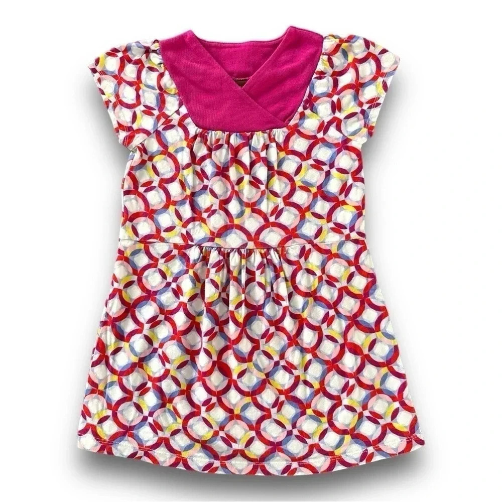 Tea Collection | Geometric Print T Shirt Dress (6)